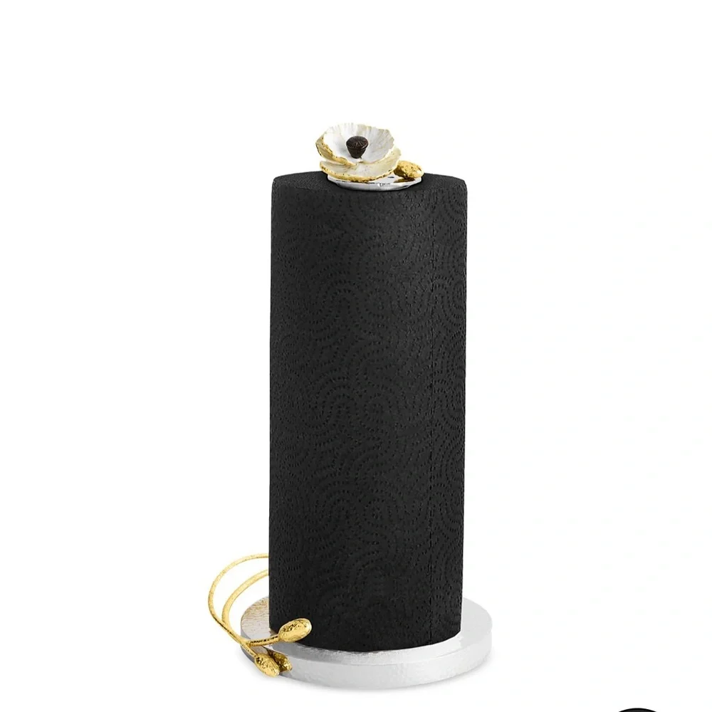 Michael Aram Anemone Paper Towel Holder - Picture 1 of 5